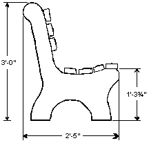 Bench end drawing
